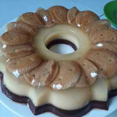 A picture of Puding biskuit roma.