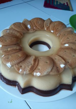 Foto resep Puding biskuit roma