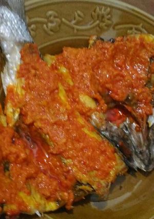 Foto resep Ikan bandeng/bolu bakar lombok/sambel tumis