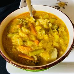 A picture of Mix vegetables kurma / healthy kurma for kids.