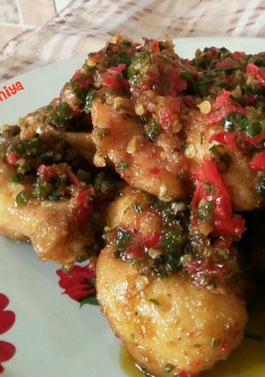 Foto resep Sayap Ayam Balado a.k.a Chicken Wing with Chili Sauce 😍