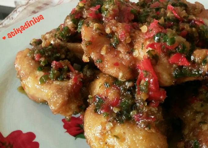 Sayap Ayam Balado a.k.a Chicken Wing with Chili Sauce 😍