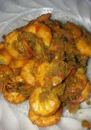 Foto resep Udang Bumbu Kuning