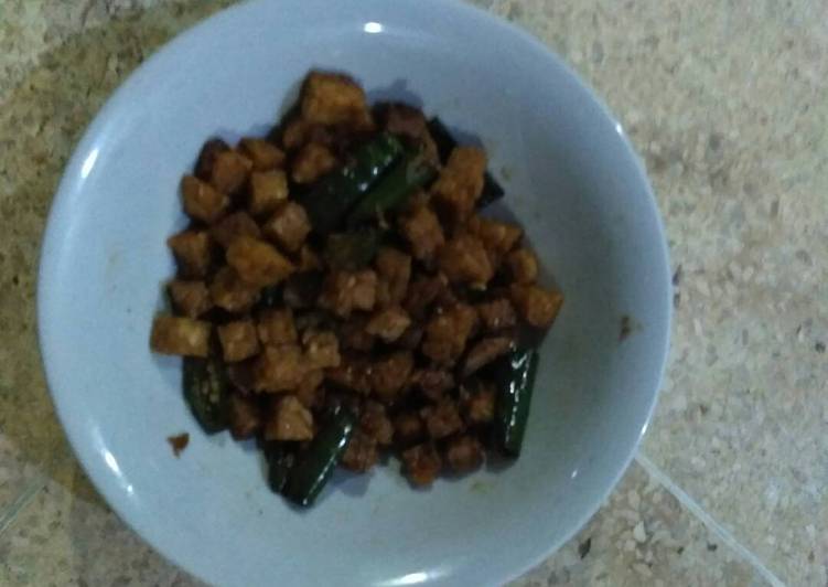 Tumis Tempe Cabai Hijau