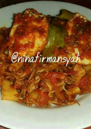 Foto resep Teri, kentang+telur balado😃😋