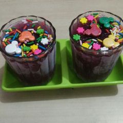 A picture of Blackcurrent icecream.