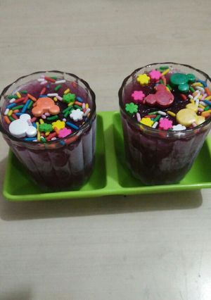 A picture of Blackcurrent icecream.