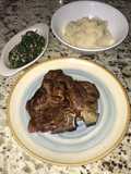 Pan Seared T-Bone Steak