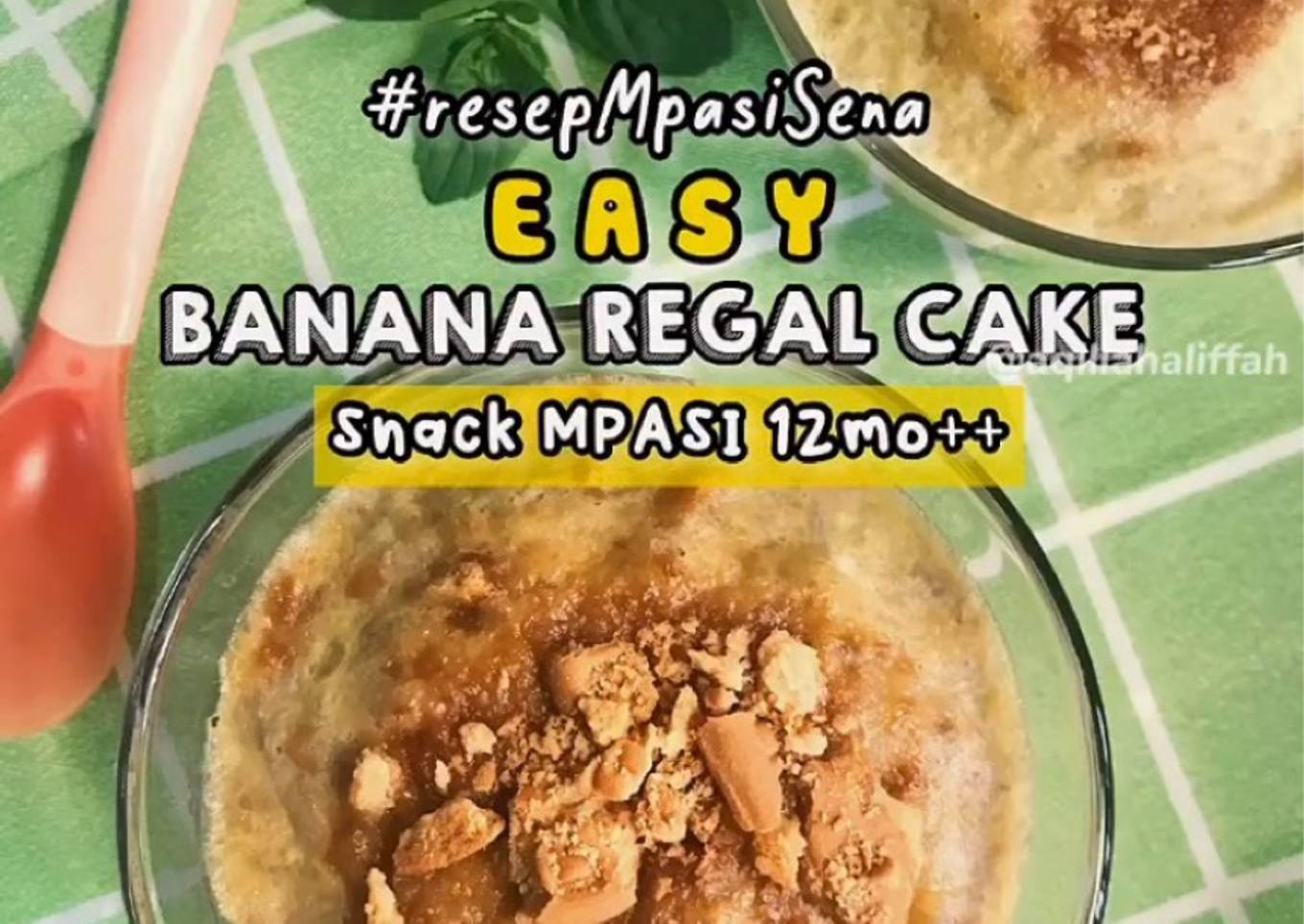 KUE PISANG REGAL - Snack MPASI 12mo++ #resepMpasiSena