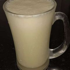 A picture of Isabgol hot milk.