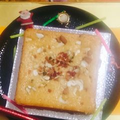 Christmas special Dry fruits 😋 milkmaid spongy cake 🎂🎂 A picture of Christmas special Dry fruits 😋 milkmaid spongy cake 🎂🎂.