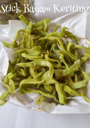 Foto resep Stick Bayam Keriting (Renyah)