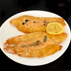 A picture of My Easy Dressing Smoked Basa fish 🥰.