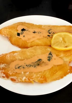 A picture of My Easy Dressing Smoked Basa fish 🥰.