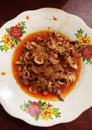 Foto resep Cumi saos padang ala bunda vino
