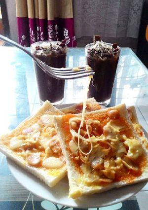 Foto resep Pizza roti ala Octa