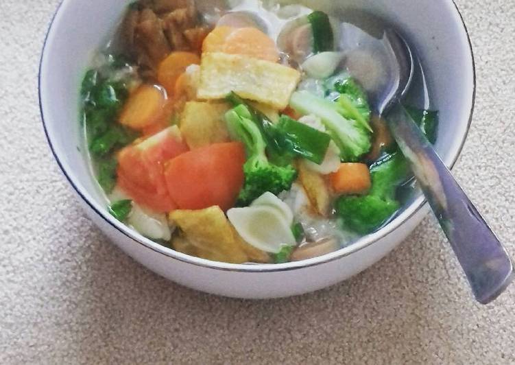 Resep Chiken soup Anti Gagal