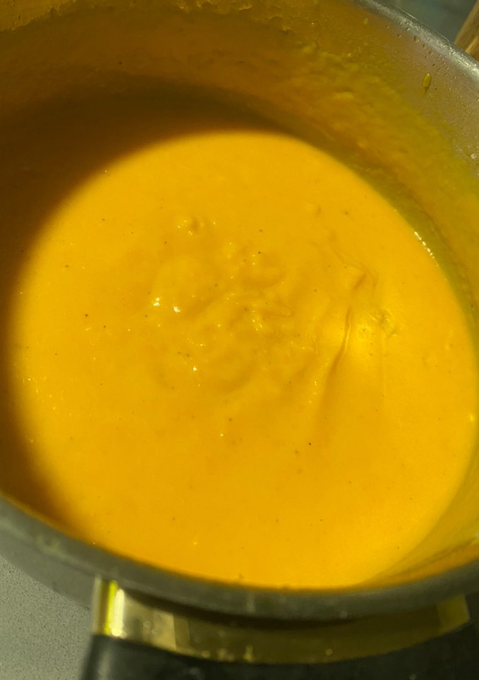 Una foto de Crema de Zanahorias con queso Philadelphia