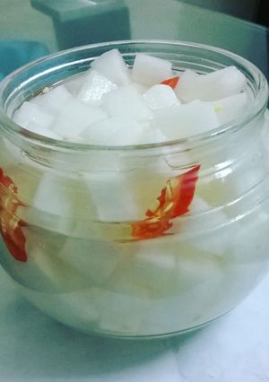 Hình của món Củ cải ngâm chua ngọt.