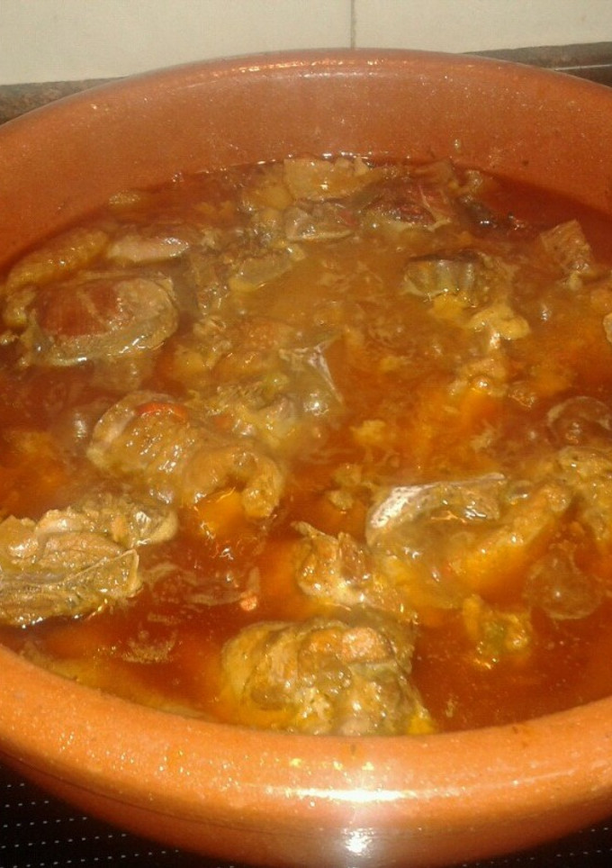 Una foto de Pollo de corral