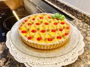Una foto de lemon cake