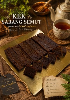 Gambar Kek Gula Hangus / Sarang Semut