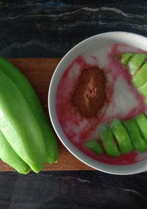 Foto resep Es pisang Ijo#BulanSyawal