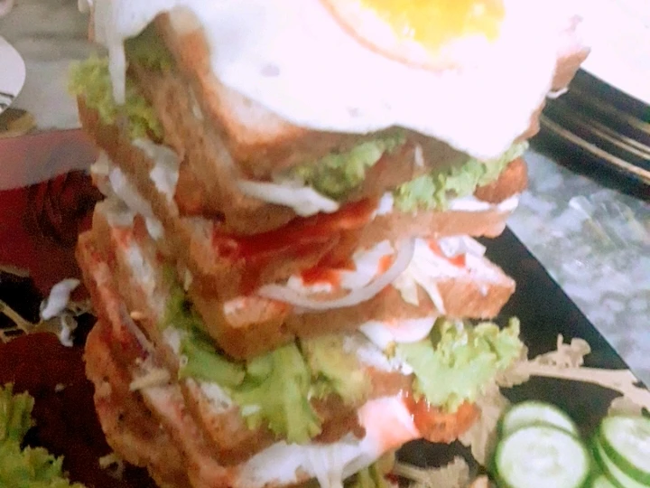 Easy Way Make Recipe Delicious tower sandwich that is Really Delicious, Delicious}