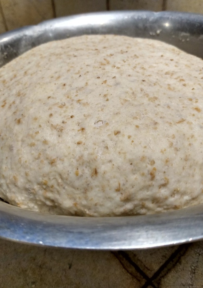 Una foto de Masa base de harina integral