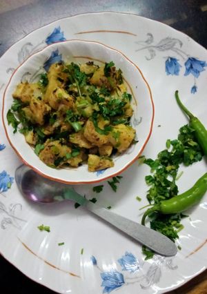 A picture of Jeera potato.