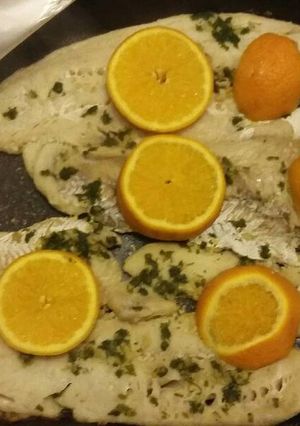 Una foto de Filet a la naranja