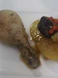 Contramuslos con patatas