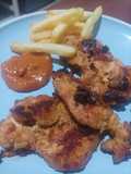 Steak ayam Brown sauce
