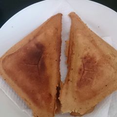 A picture of Oats cake#baking contest.