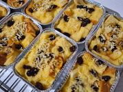 Gambar bread butter pudding