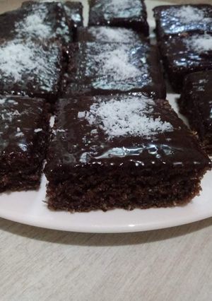 صورة لوصفة بسبوسة بالشوكولا 😋
