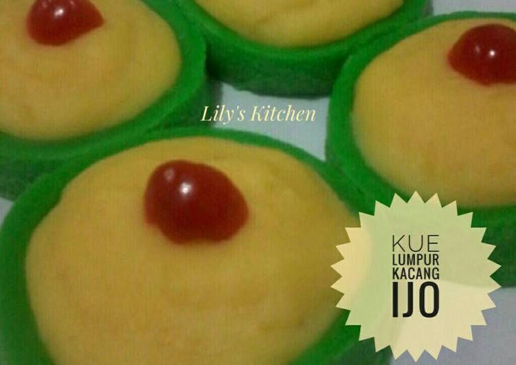 Resep Kue Lumpur Vla Kacang Ijo | Cara Masak Kue Lumpur Vla Kacang Ijo Yang Lezat Sekali