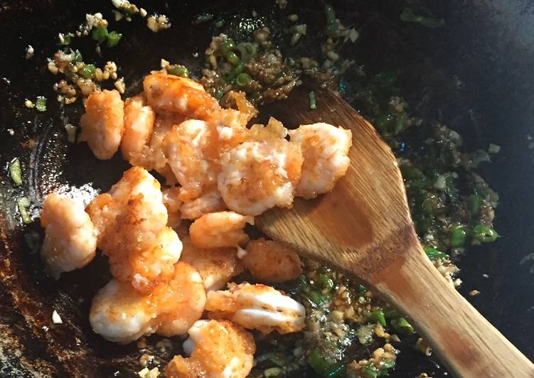 Resep Shrimp Garlic Ginger, Enak Banget