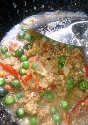 Foto resep Tumis leunca' oncom endes