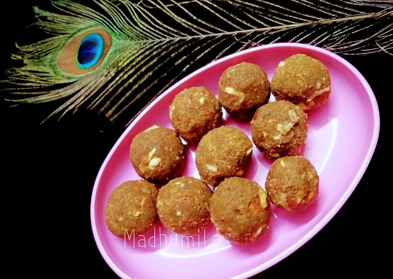 Green Moong Dal Ladoos