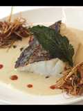 Bacalao al horno con salsa de perrechikos