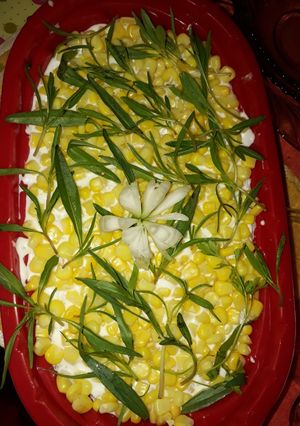 عکسی از دستور سالاد میموزا(میموسا)