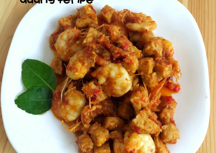 Sambel Goreng Udang Tempe