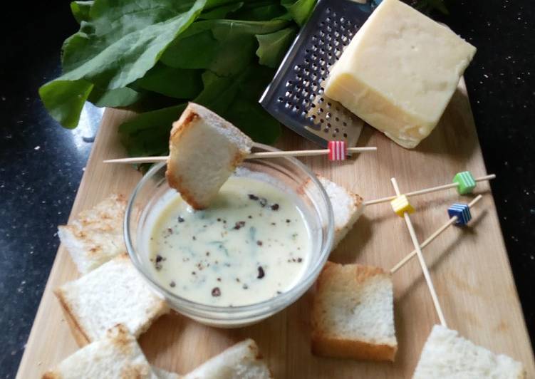 Step-by-Step Guide to Make Perfect Warm Cheese n Spinach dip