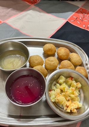 कांजी पानी आटा गोल गप्पे रेसिपी मुख्य फोटो