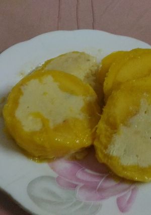A picture of Mango icecream.