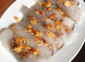 Hình của món Bánh cuốn keto.