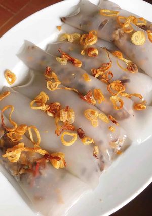 Hình của món Bánh cuốn keto.