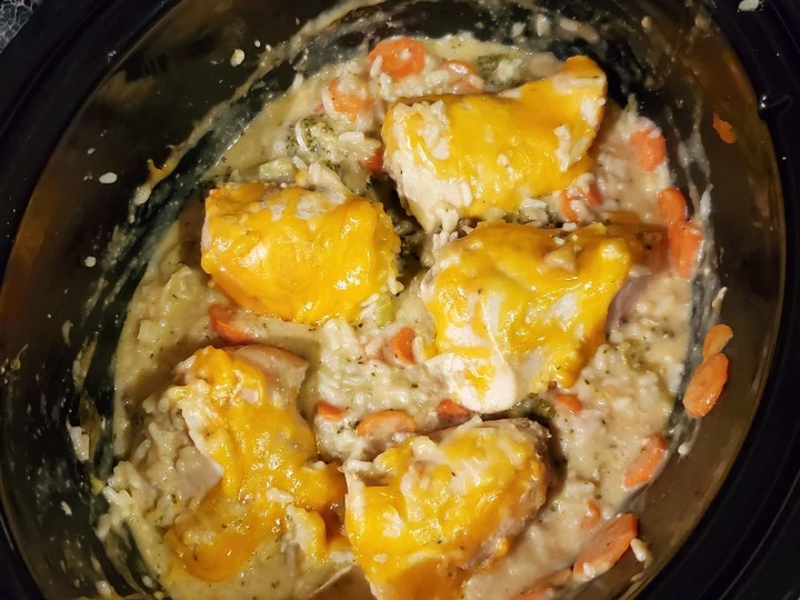 Easy Ways Make|Recipe} Slow Cooker Chicken, Broccoli, and Rice the Delicious