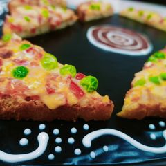 A picture of Veggies Cheese Toast.